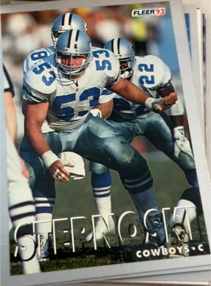 1993 Fleer #53 Mark Stepnoski — front