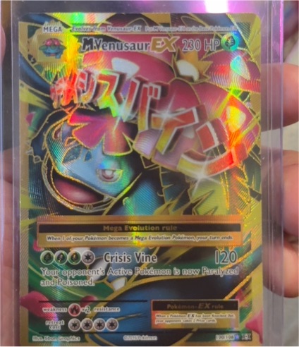 2014 Pokémon XY Evolutions #100 Mega Venusaur EX — front