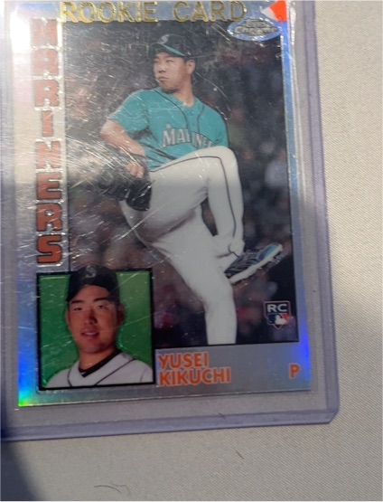 2019 Topps Chrome #84TC-19 Yusei Kikuchi — front