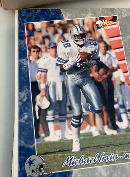 1993 Pacific #7 Michael Irvin — front