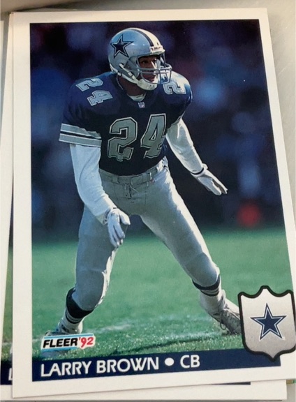 1992 Fleer #24 Larry Brown — front