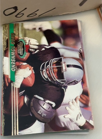 1993 Topps Stadium Club #458 Greg Townsend — front