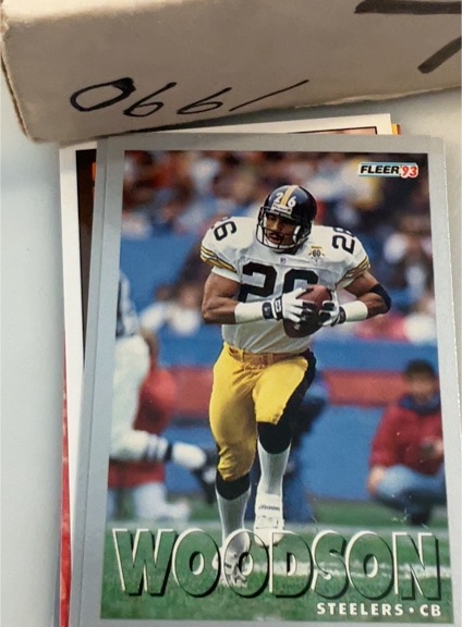 1993 Fleer #216 Rod Woodson — front