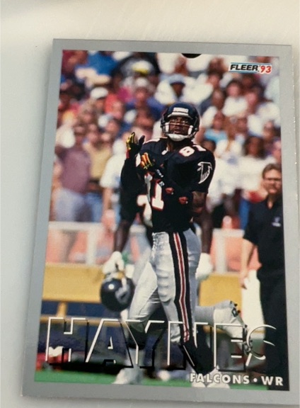 1993 Fleer #99 Michael Haynes Atlanta Falcons — front