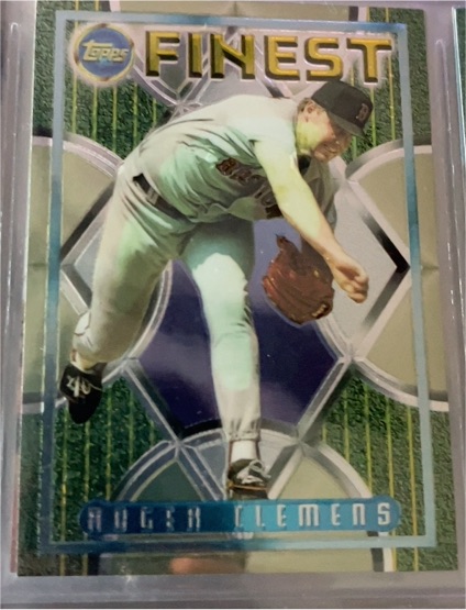 1995 Topps Finest Roger Clemens — front