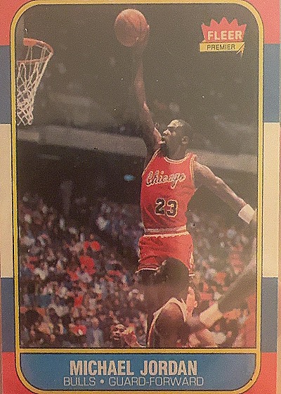 1986 Fleer Premier #23 Michael Jordan — front