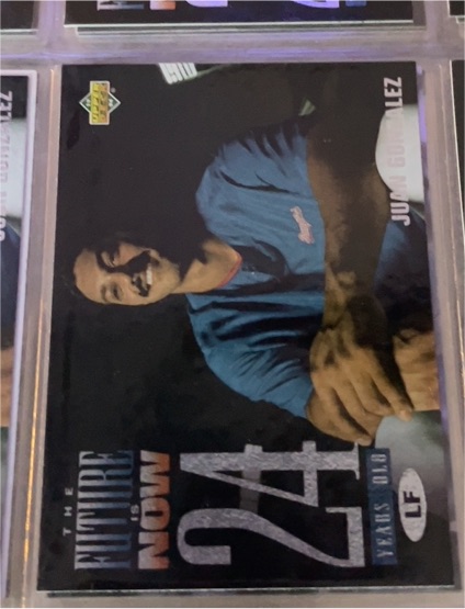 1994 Upper Deck The Future is Now #52 Juan Gonzalez — front