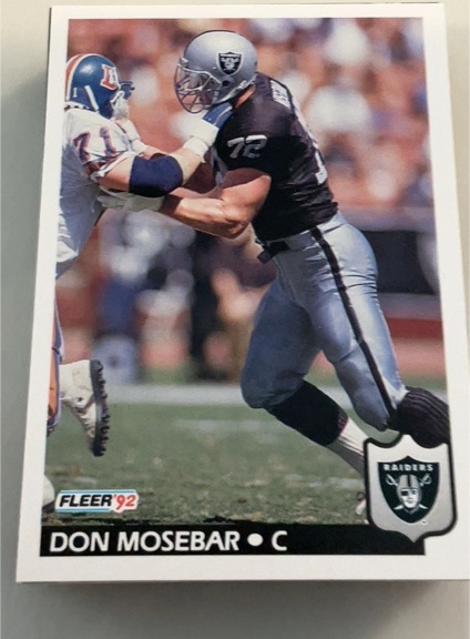 1992 Fleer #202 Don Mosebar — front