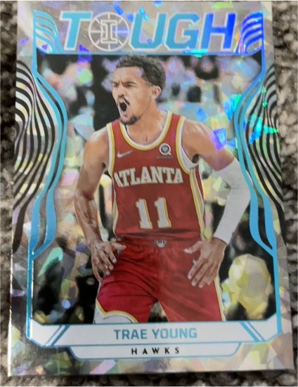 2021-22 Panini Illusions Tough #20 Trae Young — front