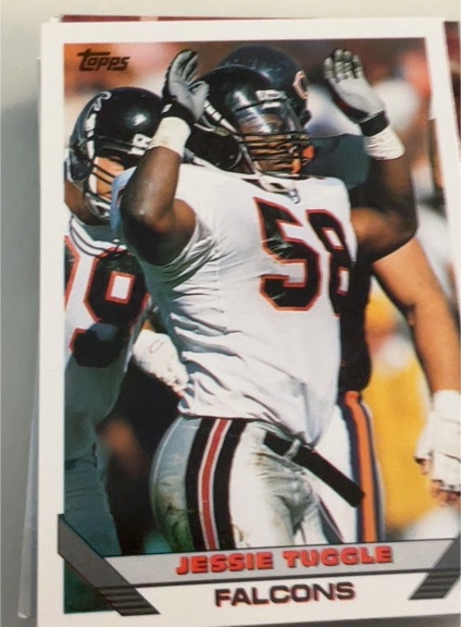1993 Topps #107 Jessie Tuggle — front