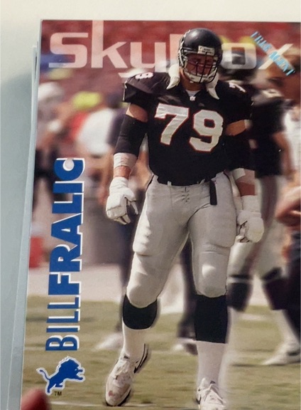 1993 SkyBox Impact #79 Bill Fralic — front