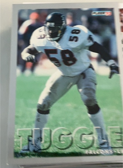 1993 Fleer #231 Jessie Tuggle — front