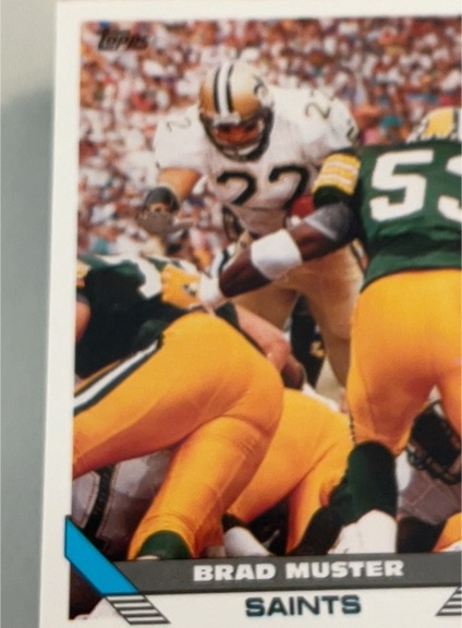 1993 Topps #478 Brad Muster — front