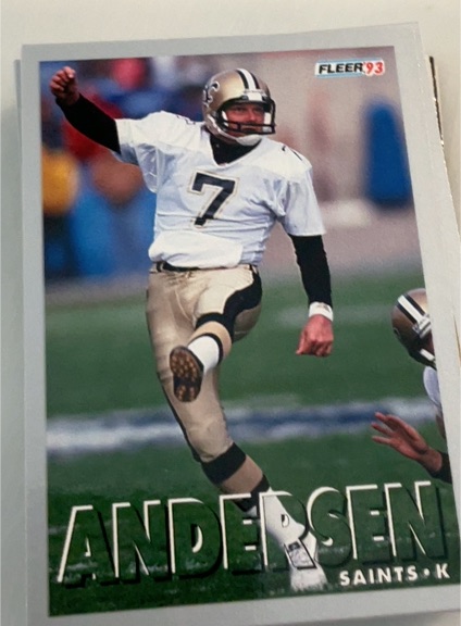 1993 Fleer #149 Morten Andersen — front