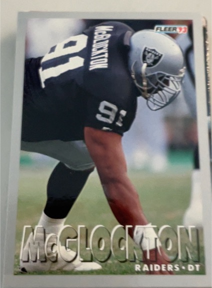 1993 Fleer #465 Chester McGlockton — front