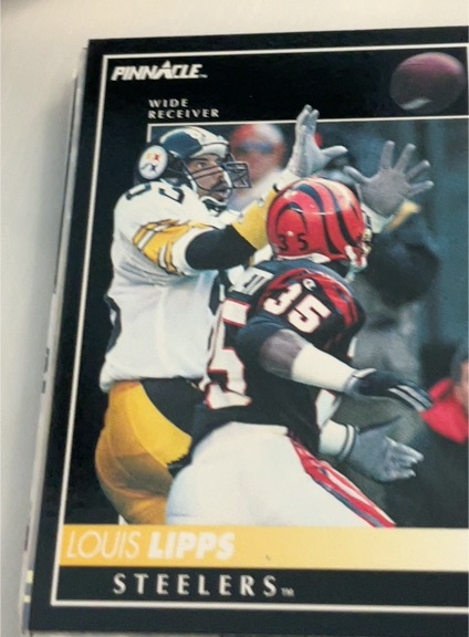 1992 Pinnacle #43 Louis Lipps — front