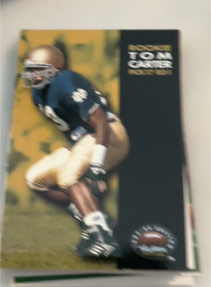 1993 SkyBox Premium #8 Tom Carter — front