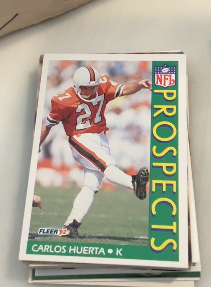 1992 Fleer #439 Carlos Huerta Prospects — front