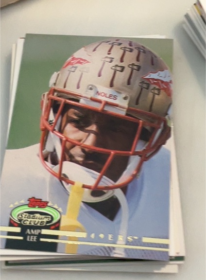 1992 Topps Stadium Club #583 Amp Lee — front
