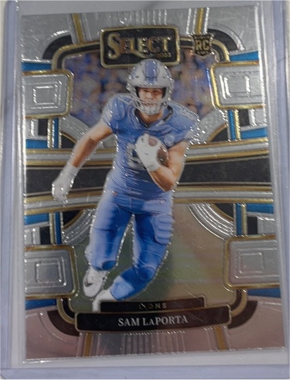 2023 Panini Select Concourse #35 Sam LaPorta RC Detroit Lions — front