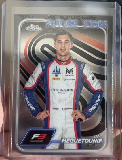 2024 Topps Chrome Formula 1 #47 Sami Meguetounif F3 Trident — front