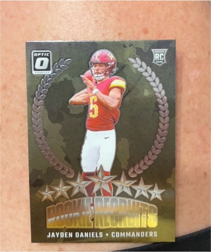 2024 Panini Donruss Optic Rookie Recruits #7 Jayden Daniels — front
