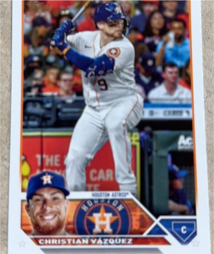 2023 Topps Series 1 #157 Christian Vazquez — front