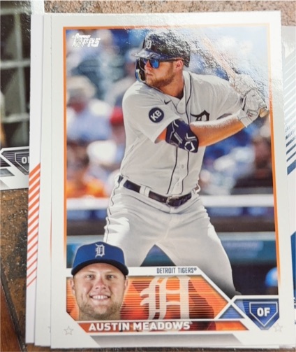 2023 Topps Series 1 #252 Austin Meadows — front