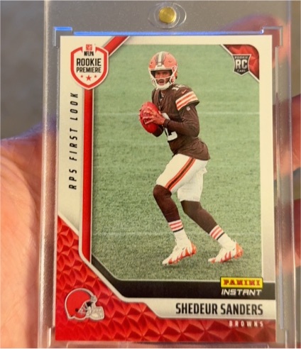 2025 Panini Instant #30 Shedeur Sanders — front
