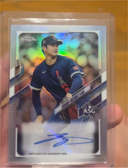 2021 Topps Chrome Update #ASGA-SO Shohei Ohtani — front