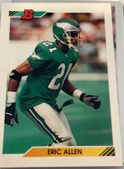 1992 Bowman #317 Eric Allen — front