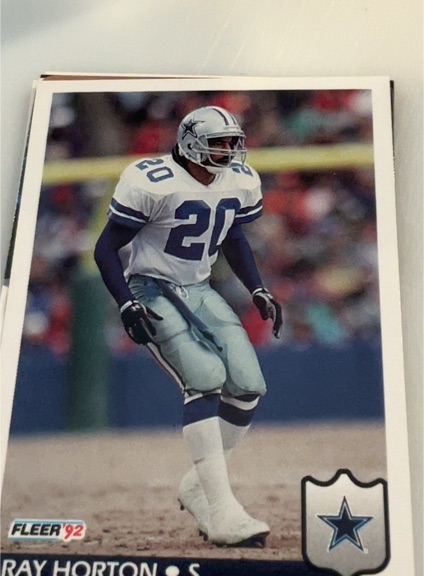 1992 Fleer #5 Ray Horton — front