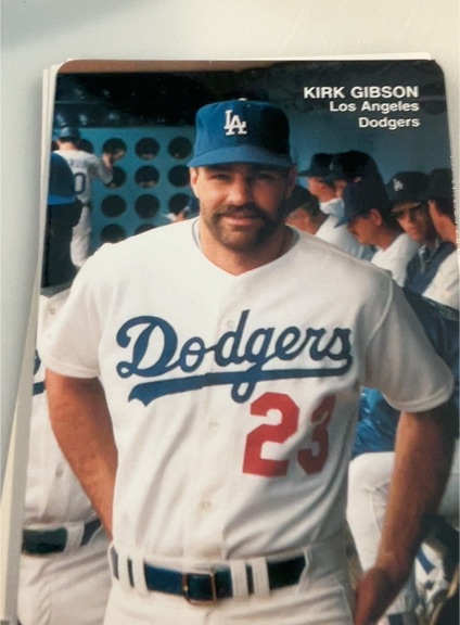 1989 Fleer #57 Kirk Gibson — front
