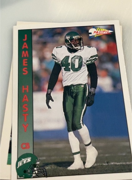 1992 Pacific #40 James Hasty — front