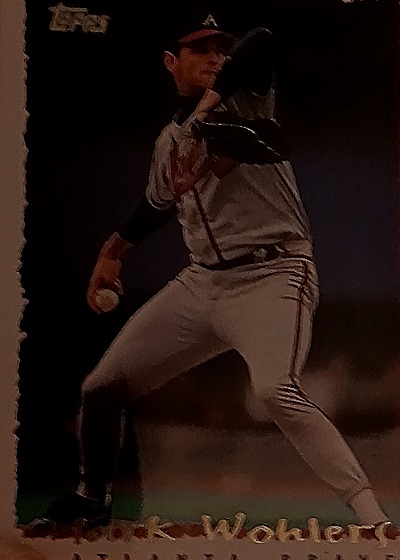 1995 Topps #550 Mark Wohlers — front