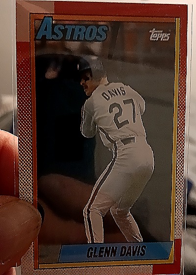 1990 Topps #50 Glenn Davis — front