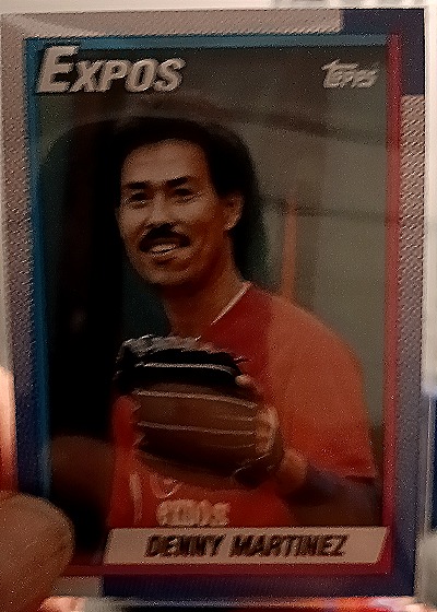 1990 Topps #763 Denny Martinez — front