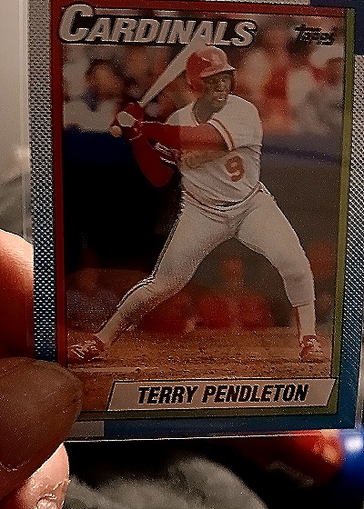 1990 Topps #725 Terry Pendleton — front