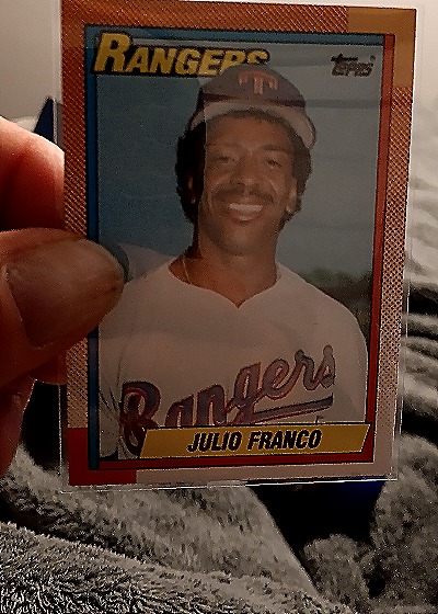 1990 Topps #550 Julio Franco — front