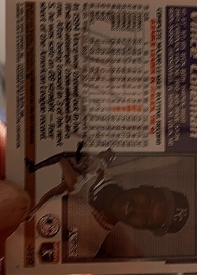 1990 Topps #300 George Brett — back