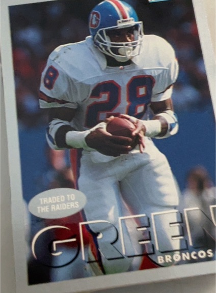 1993 Fleer #182 Gaston Green — front