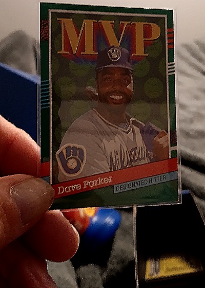 1991 Donruss #390 Dave Parker Milwaukee Brewers MVP — front