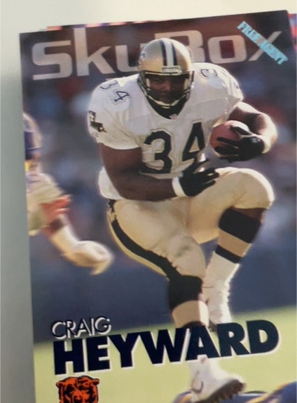 1993 SkyBox Impact #39 Craig Heyward — front