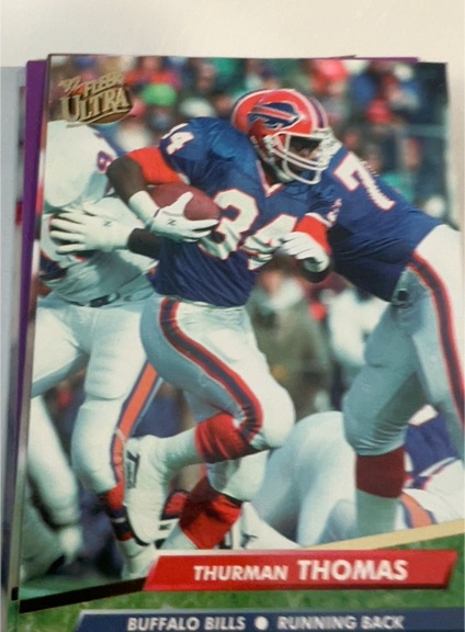 1992 Fleer Ultra #31 Thurman Thomas — front