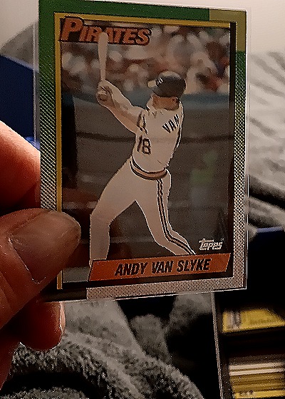 1990 Topps #18 Andy Van Slyke — front
