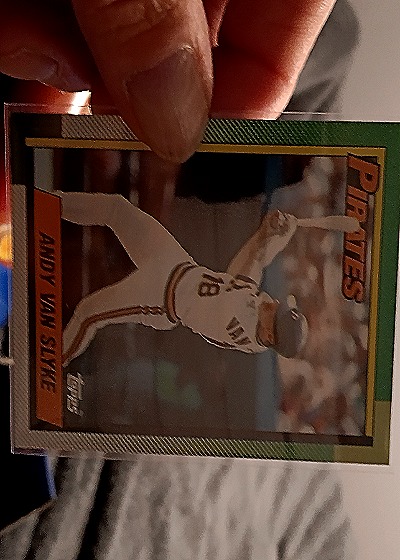 1992 Topps #584 Andy Van Slyke — front