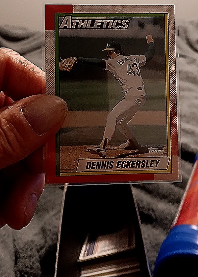 1986 Fleer #43 Dennis Eckersley — front