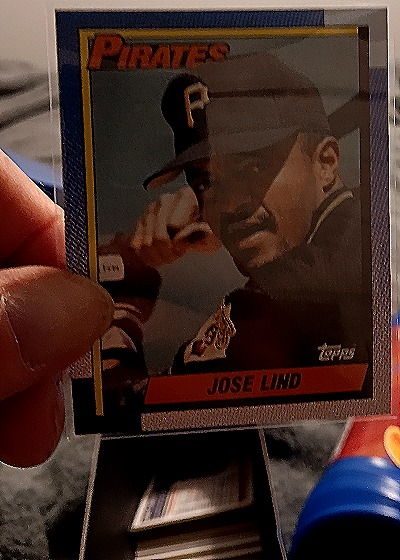 1990 Topps #168 Jose Lind — front