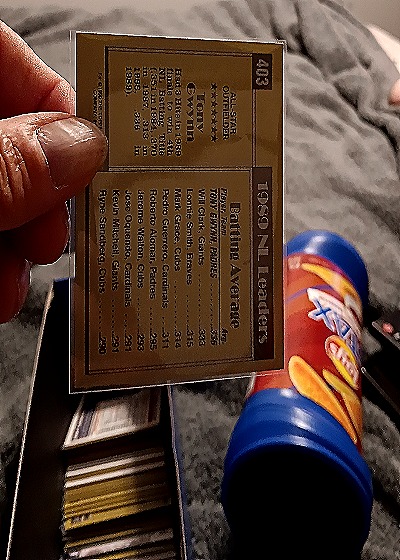 1991 Donruss #403 Tony Gwynn — back