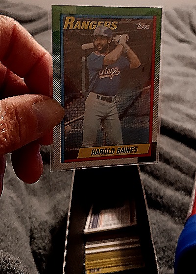 1990 Topps #345 Harold Baines — front